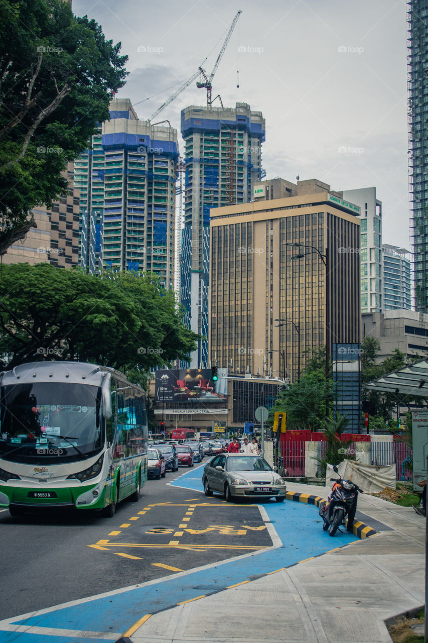 City life in Kuala Lumpur