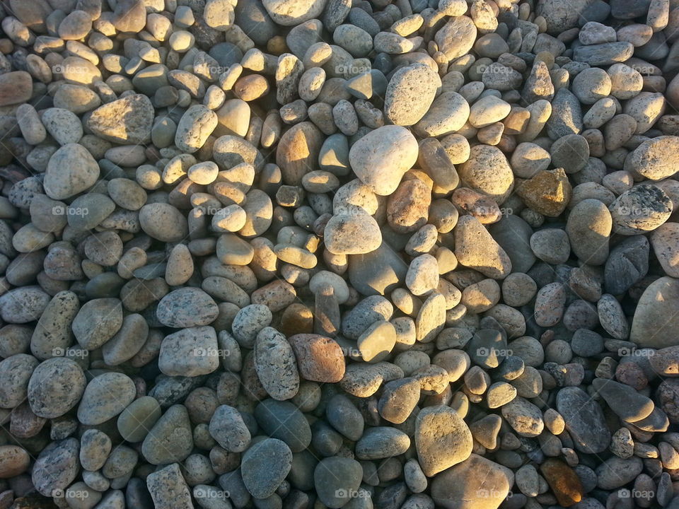 Pebbles on the Beach
