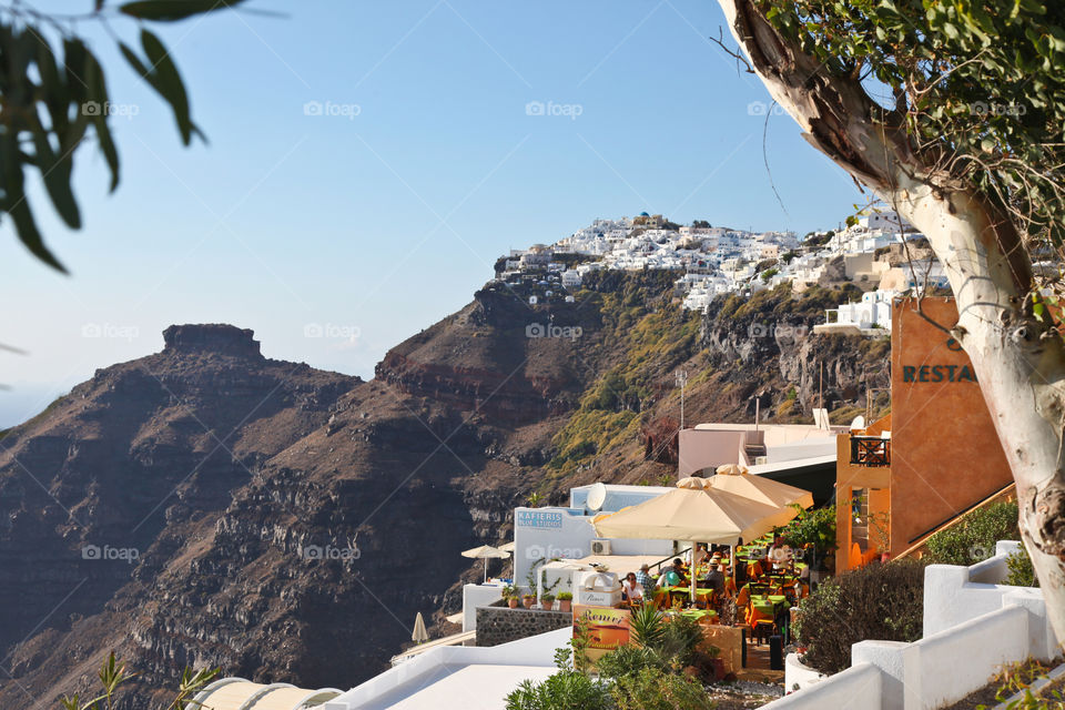 Thira on Santorini. 