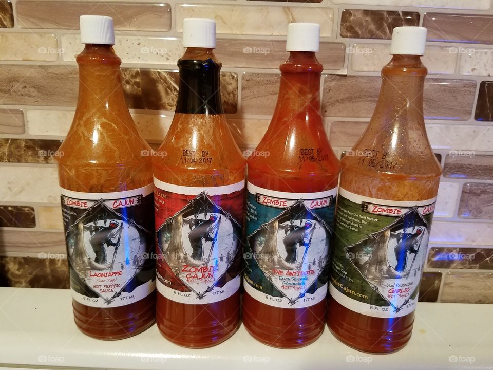 Zombie Cajun Hot Sauces