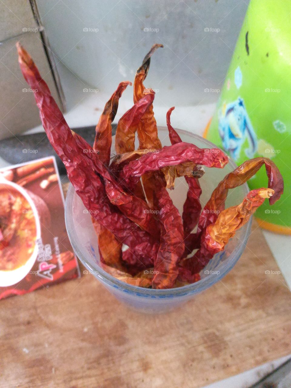 Wilting chillies dry out