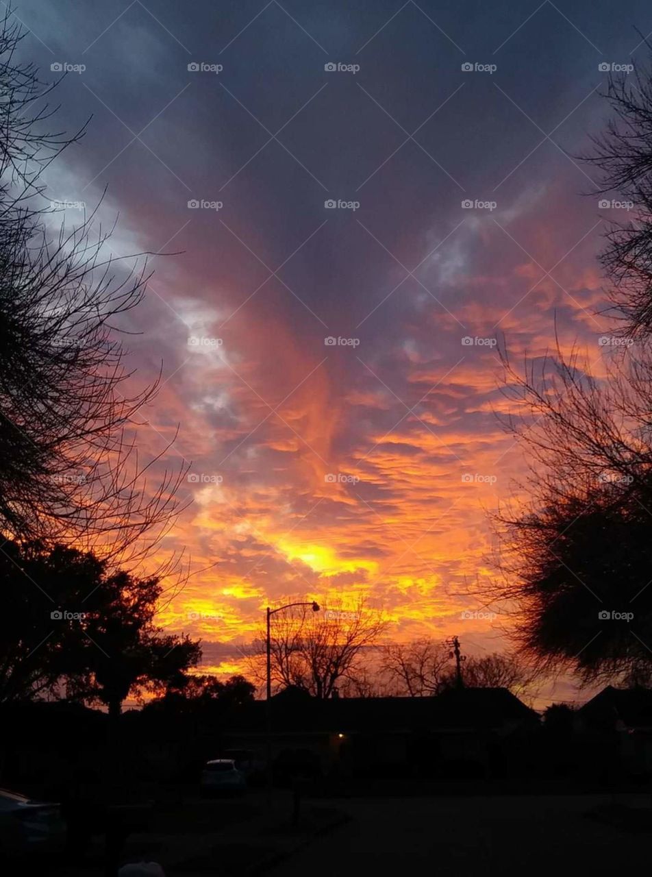 a beautiful Colorado sunset