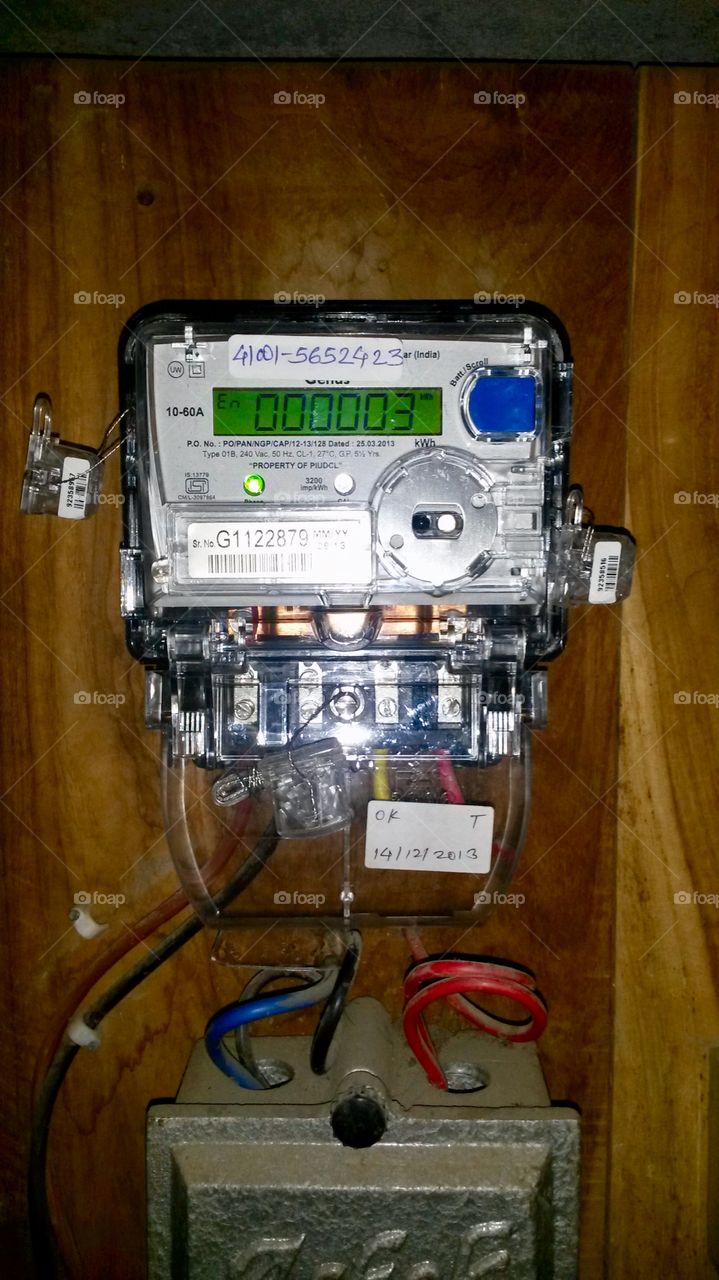 Electricity meter in India 