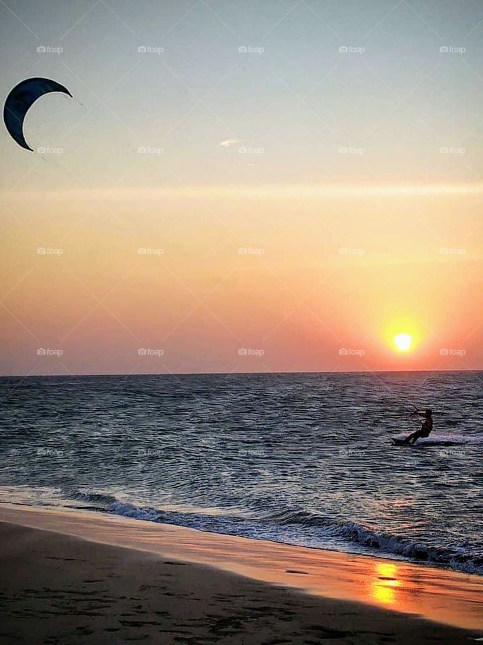 Windsurf at the Sunset 