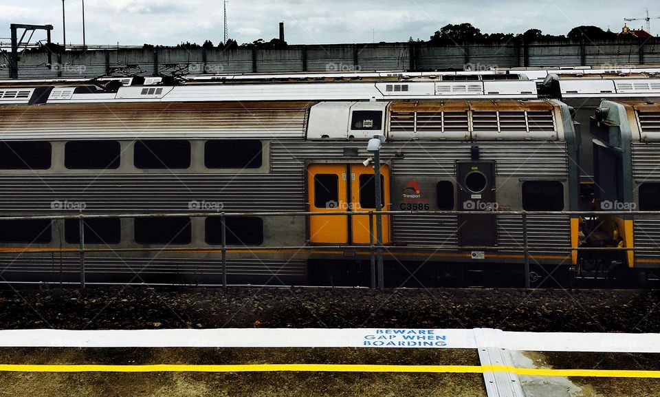 Waiting trains