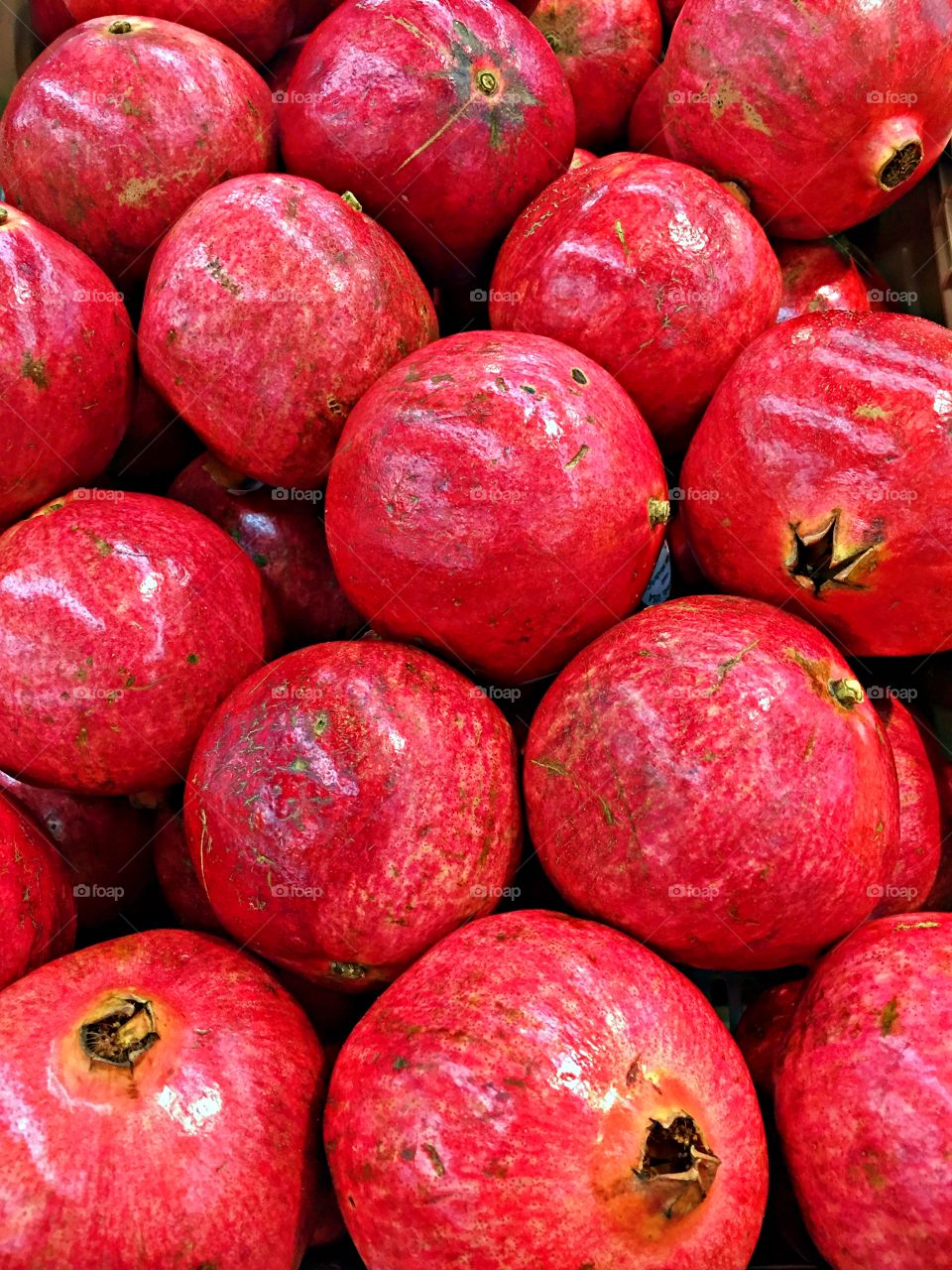 Fresh pomegranates from my tree basking in the sun - In art history,  pomegranates have symbolised fertility. So nutritious and delicious 