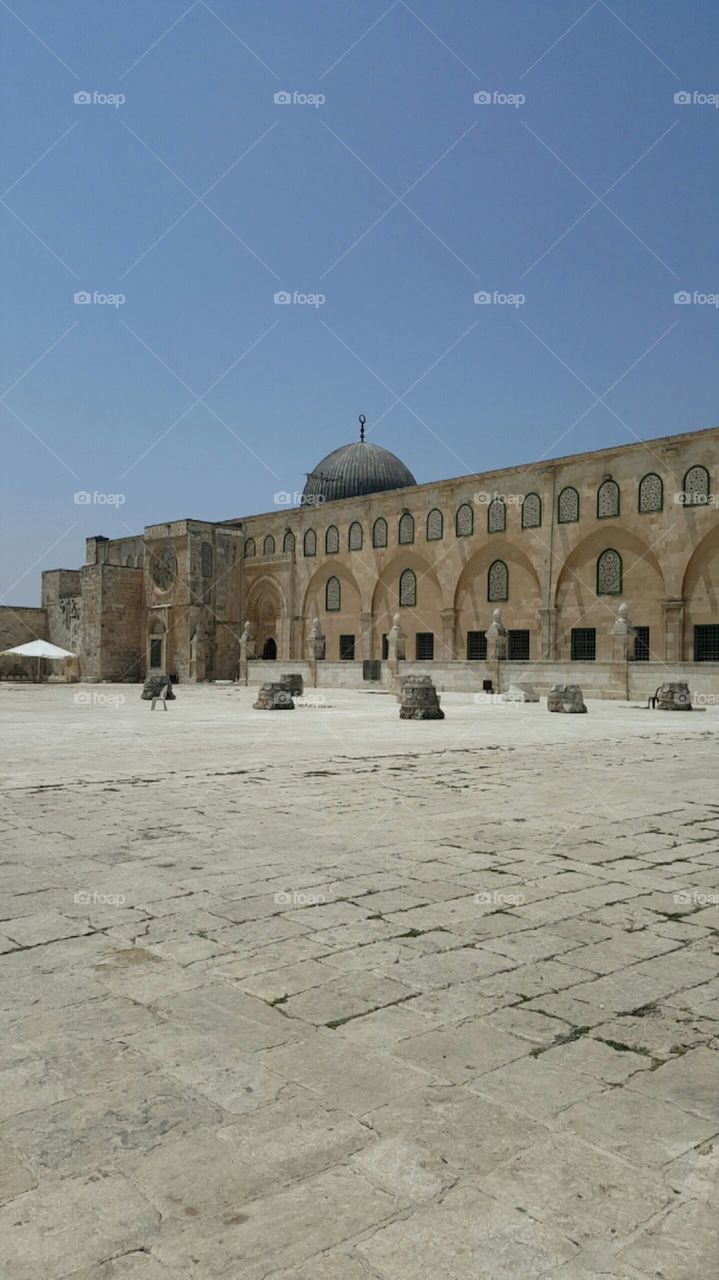 Jerusalem, mosque architecture, historical