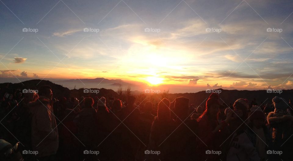 Sunrise at Mt Burmo