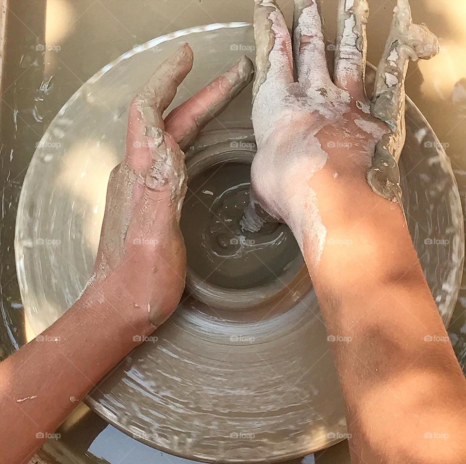 Using liquid for art. 💕