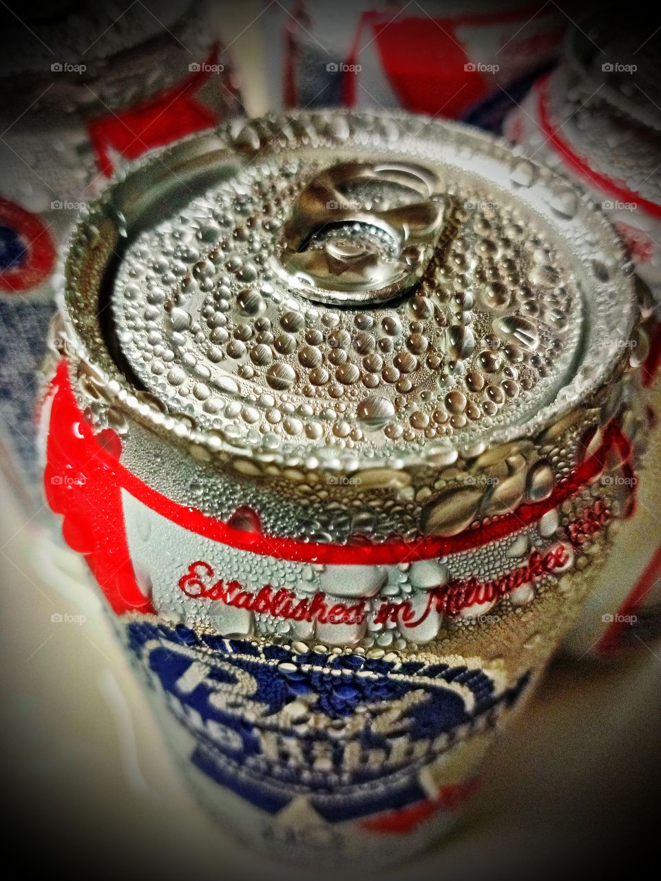 water drops of icy coldness