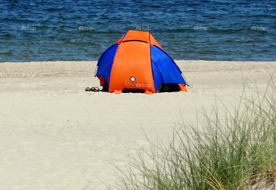 Last quiet place on the beach