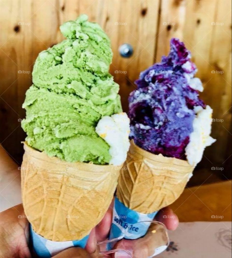 Double Ice-cream Treat