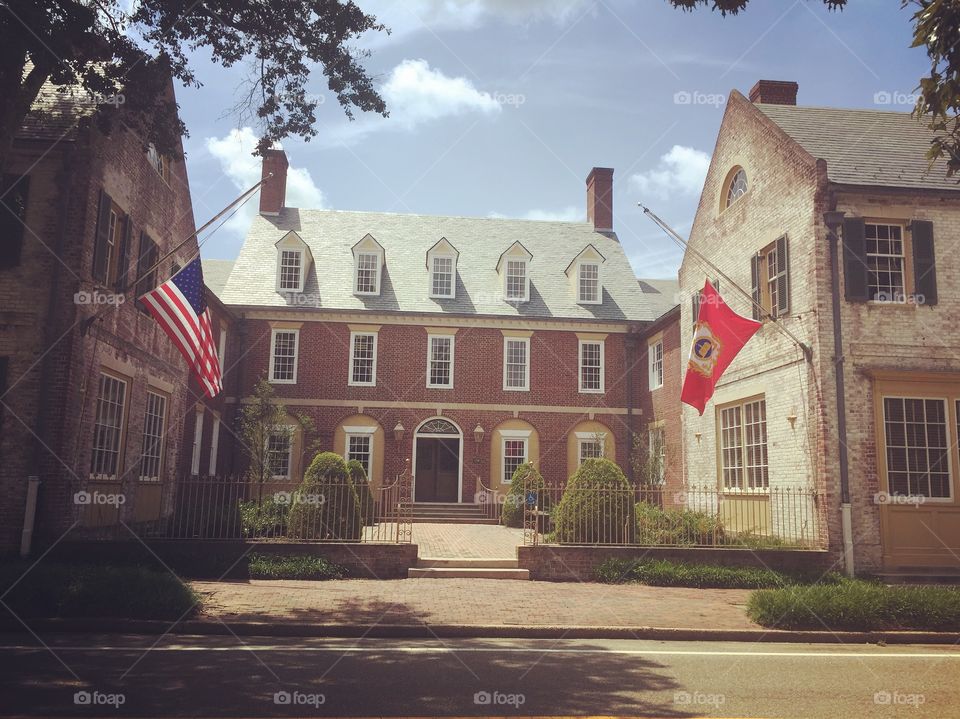 Old buildings in Harrisonburg, VA