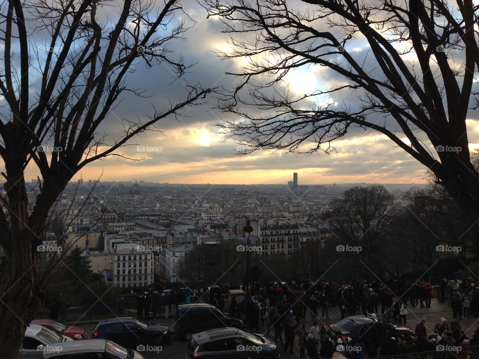 Sunset Montmartre. Paris