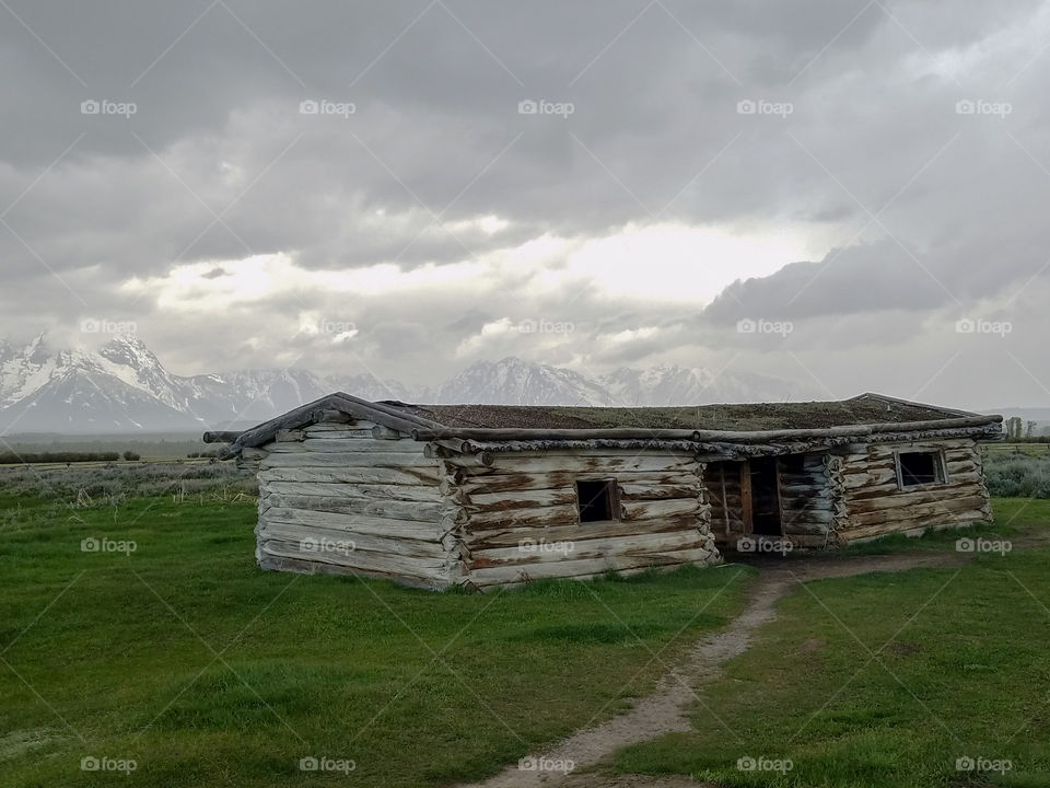 Cunningham homestead in Wyoming