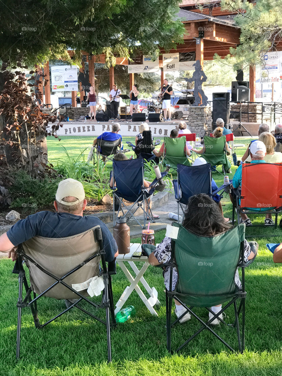 Summer outdoor concert