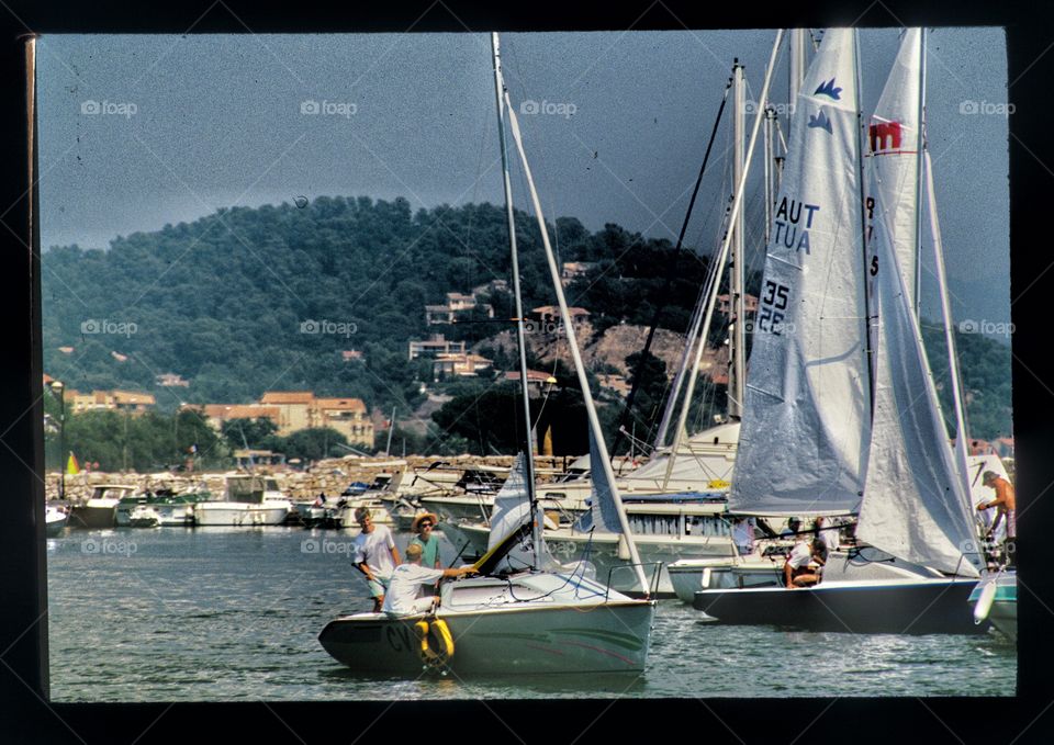 Sailing. South of France