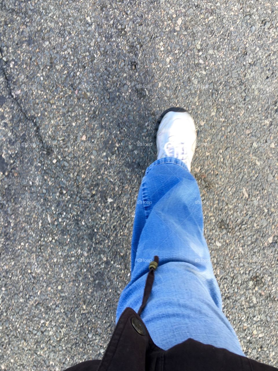 Walking, looking at my feet, My Point of View