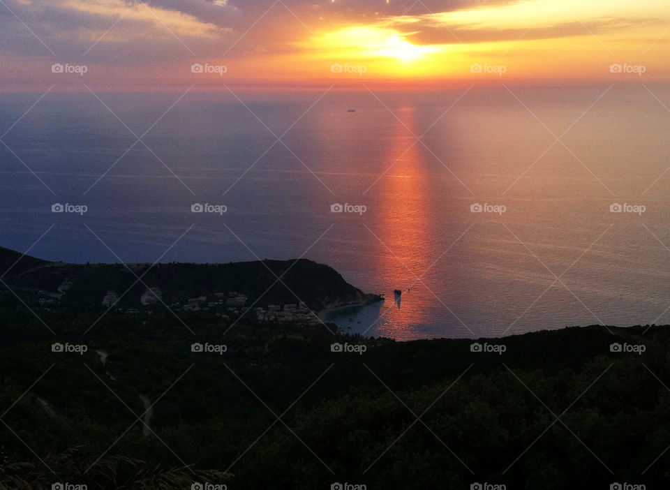 lefkada greece sunset sea greece by chattis