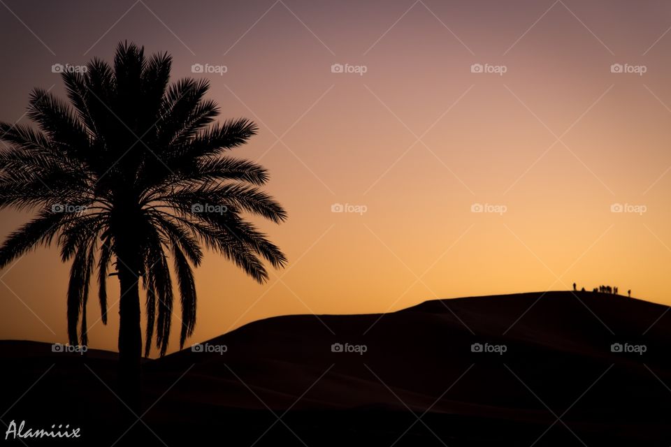 Magic sunrise - Sahara desert Merzouga Morocco