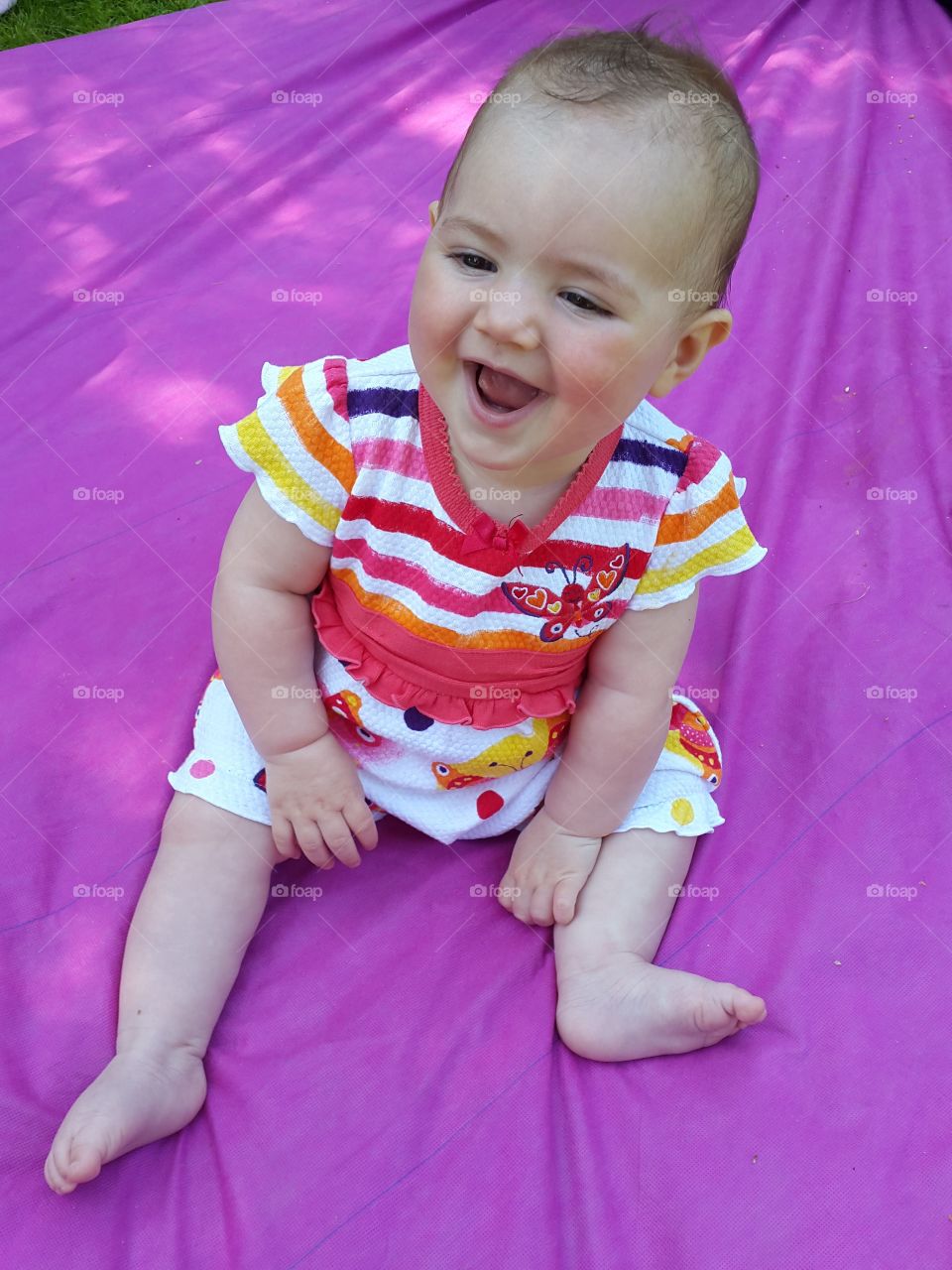summer happy baby