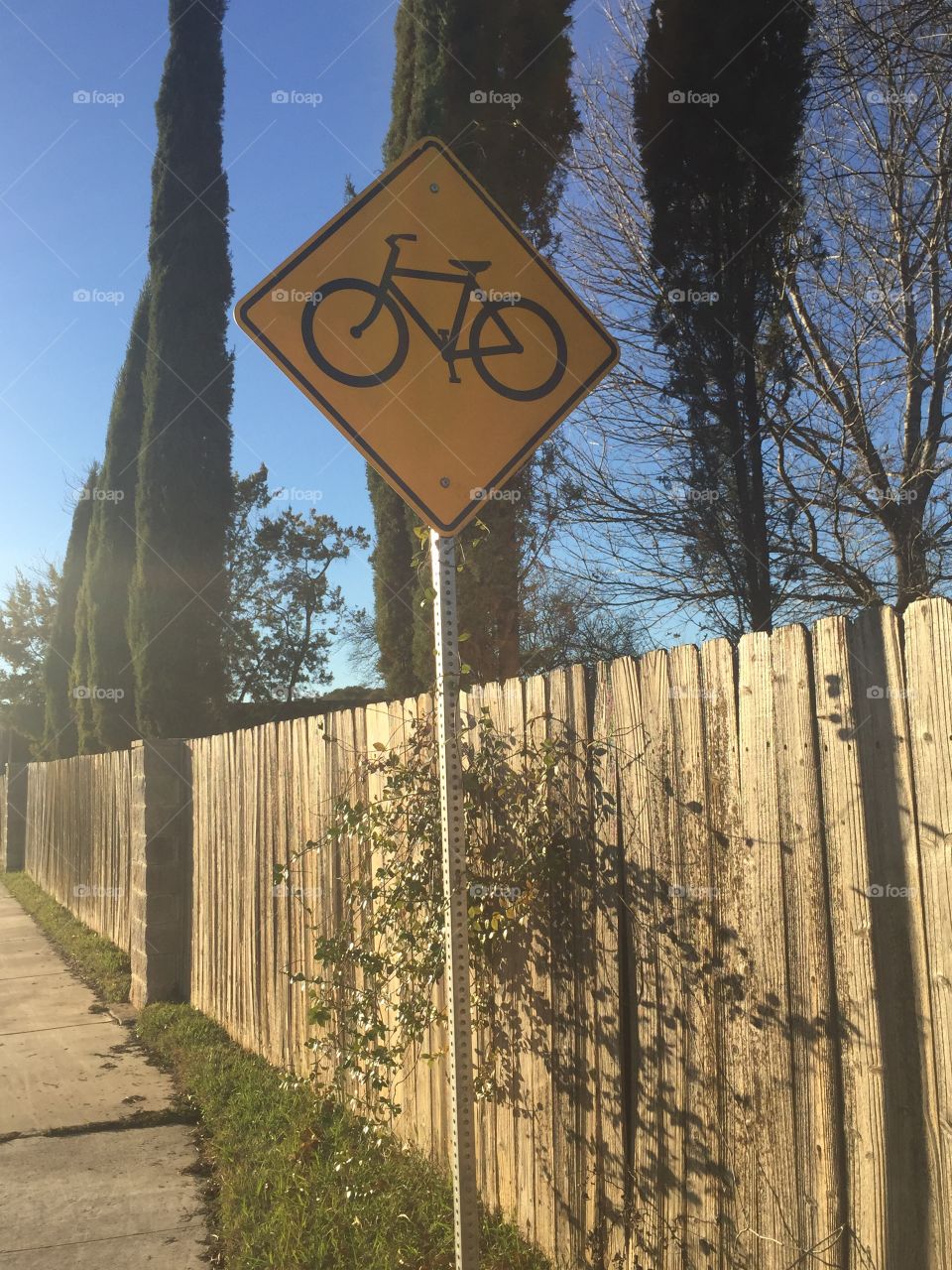 Bike sign