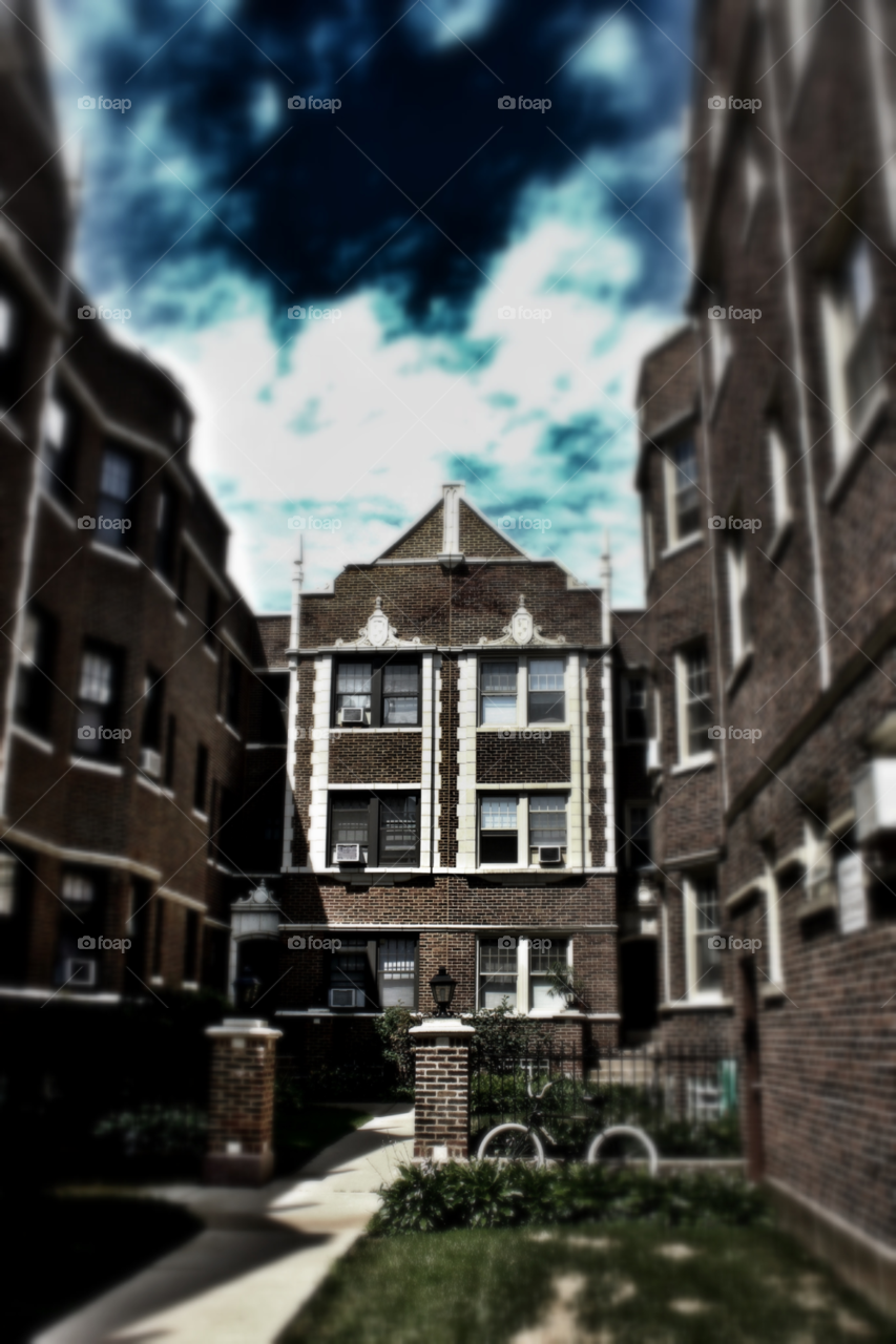 sky bicycle grass fence by stevehardley7