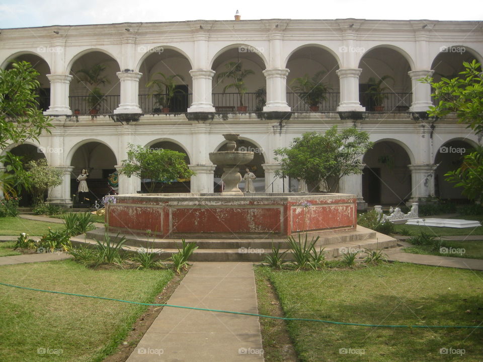 Architecture, Building, No Person, Courtyard, Arch