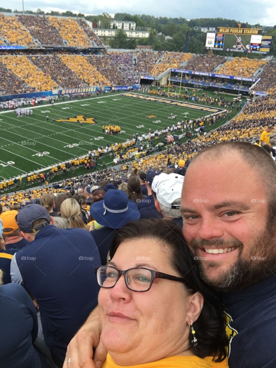 Cheering on the Mountaineers!