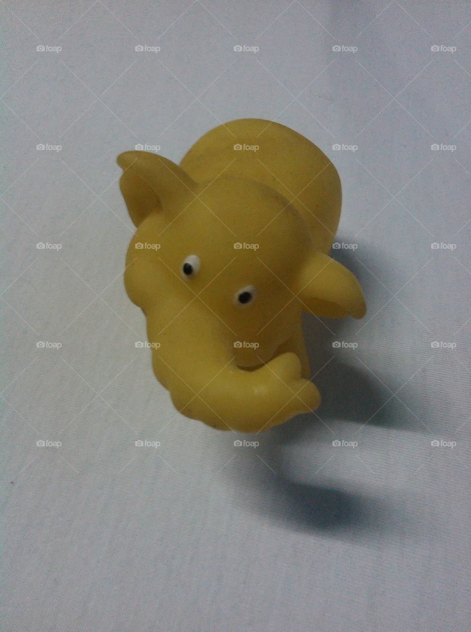 yellow elephant. toy elephant