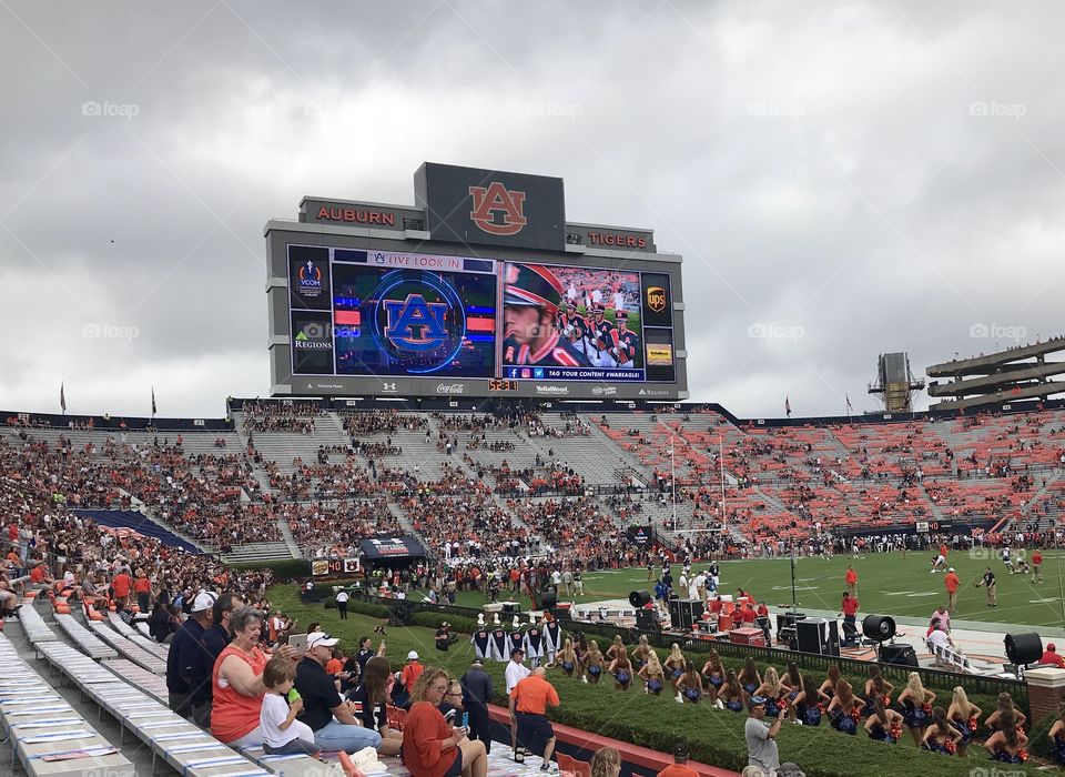 Jordan hare football stadium Auburn University