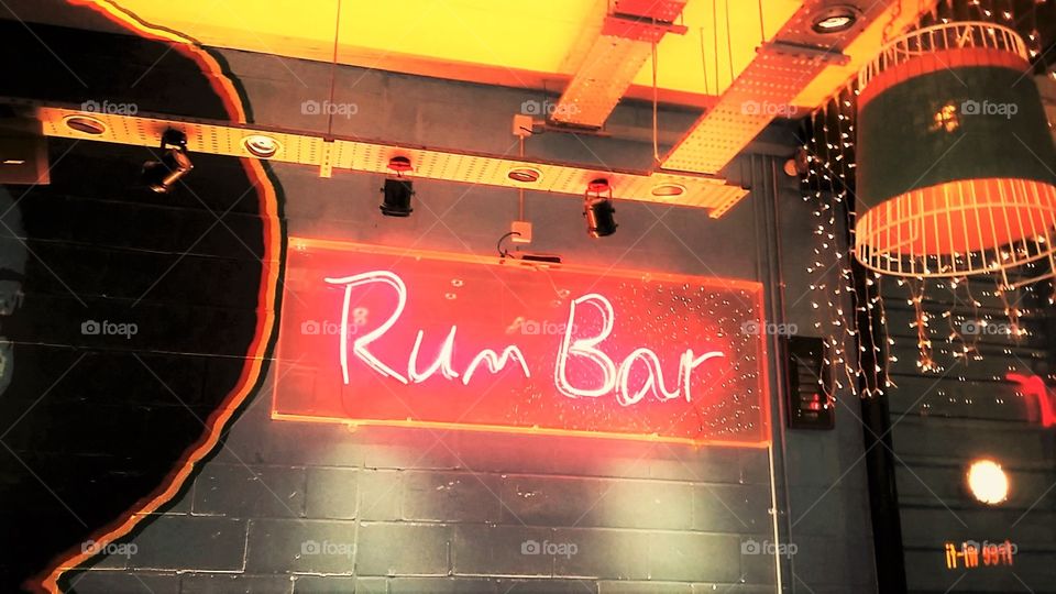 Rum Bar Sign