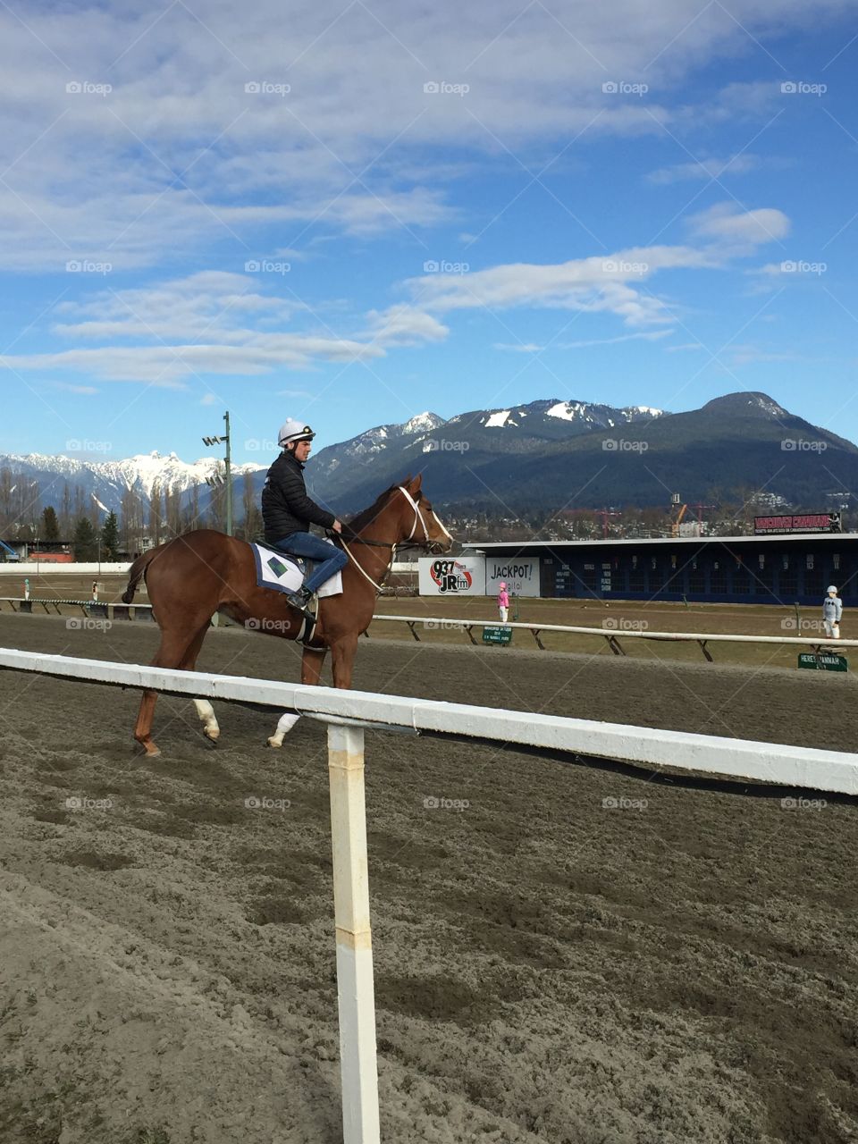 Training at Hastings Park in Vancouver