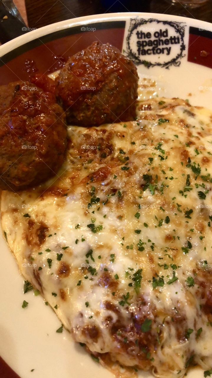 Spaghetti Squash & Meat Balls
