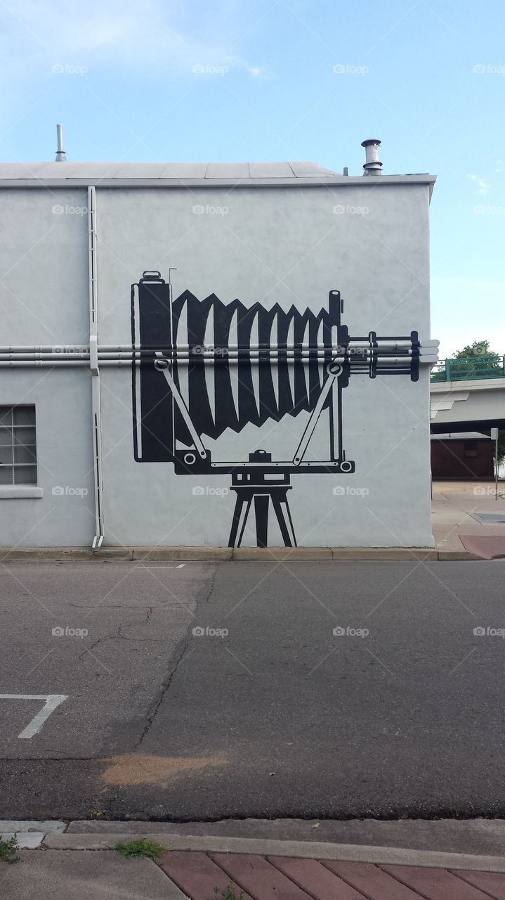 camera store street art