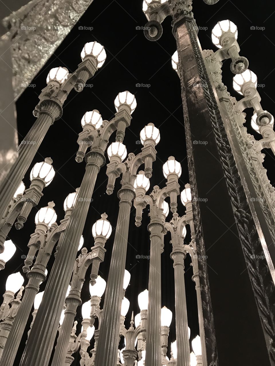 Urban Light in Los Angeles, California