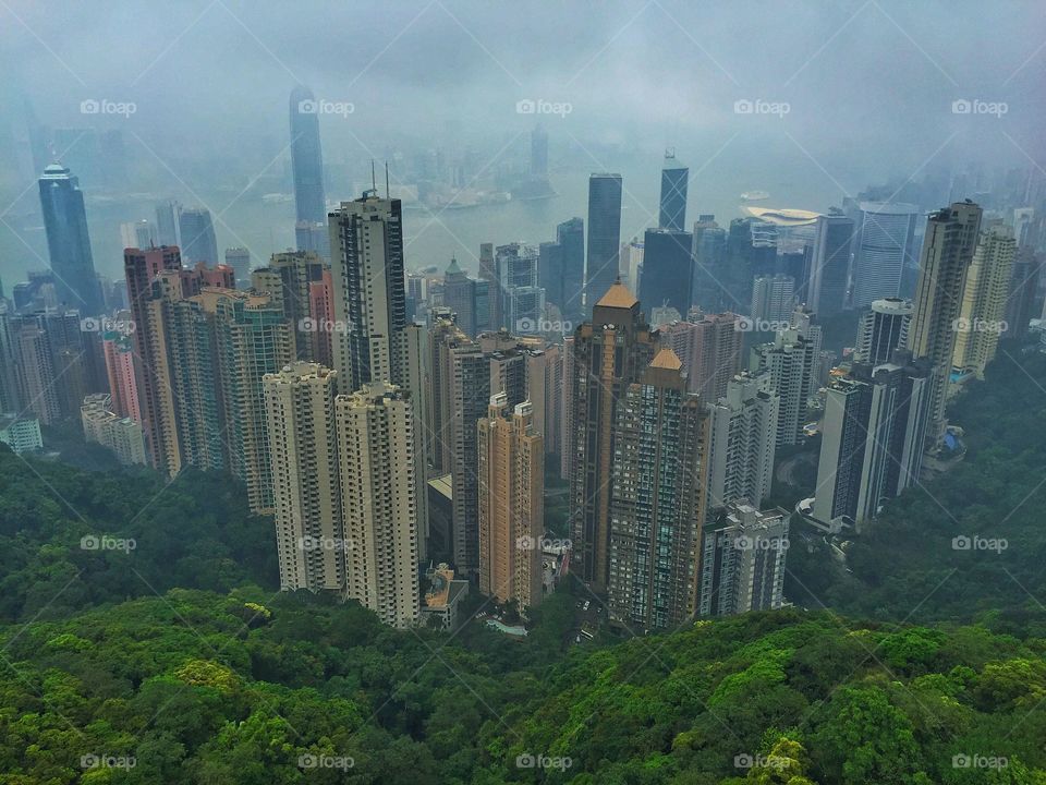 Hong Kong from victoria peak