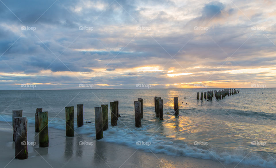 Pillings at Naples beach