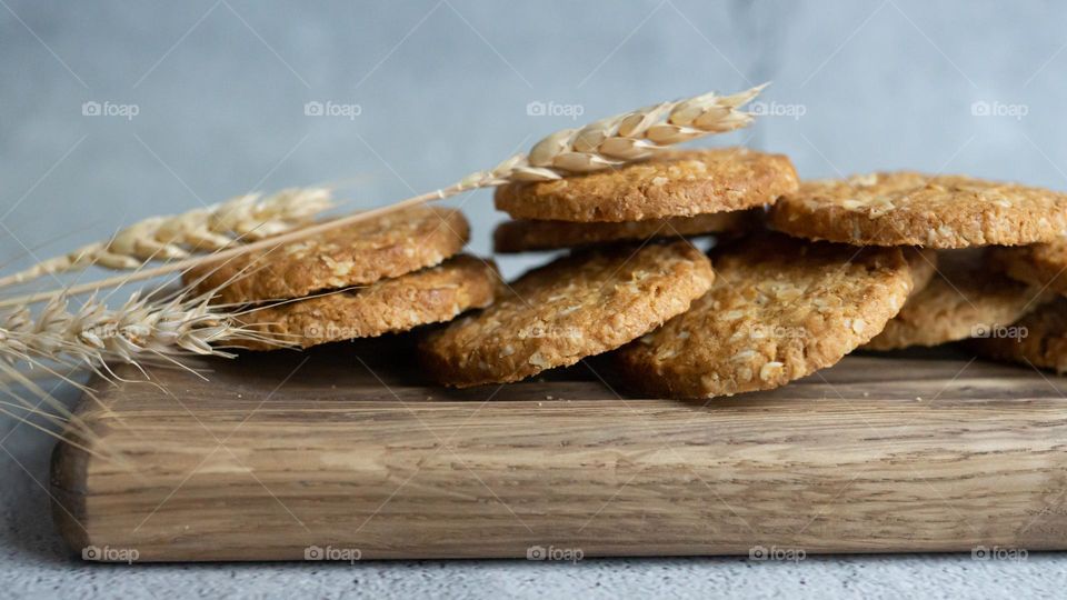 Baking bread and cookies 