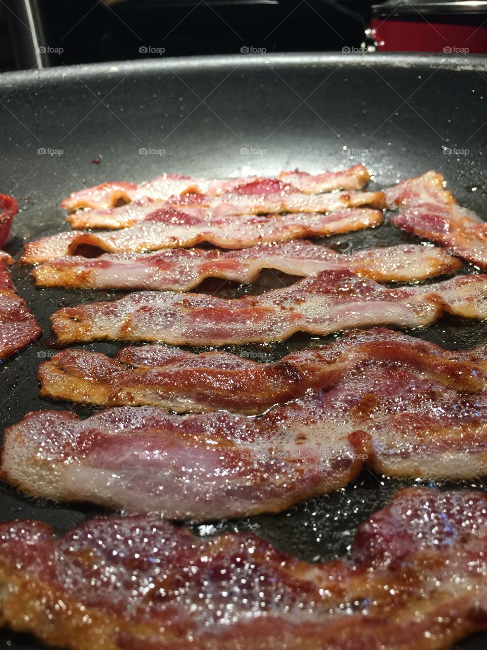 Sizzling bacon 
