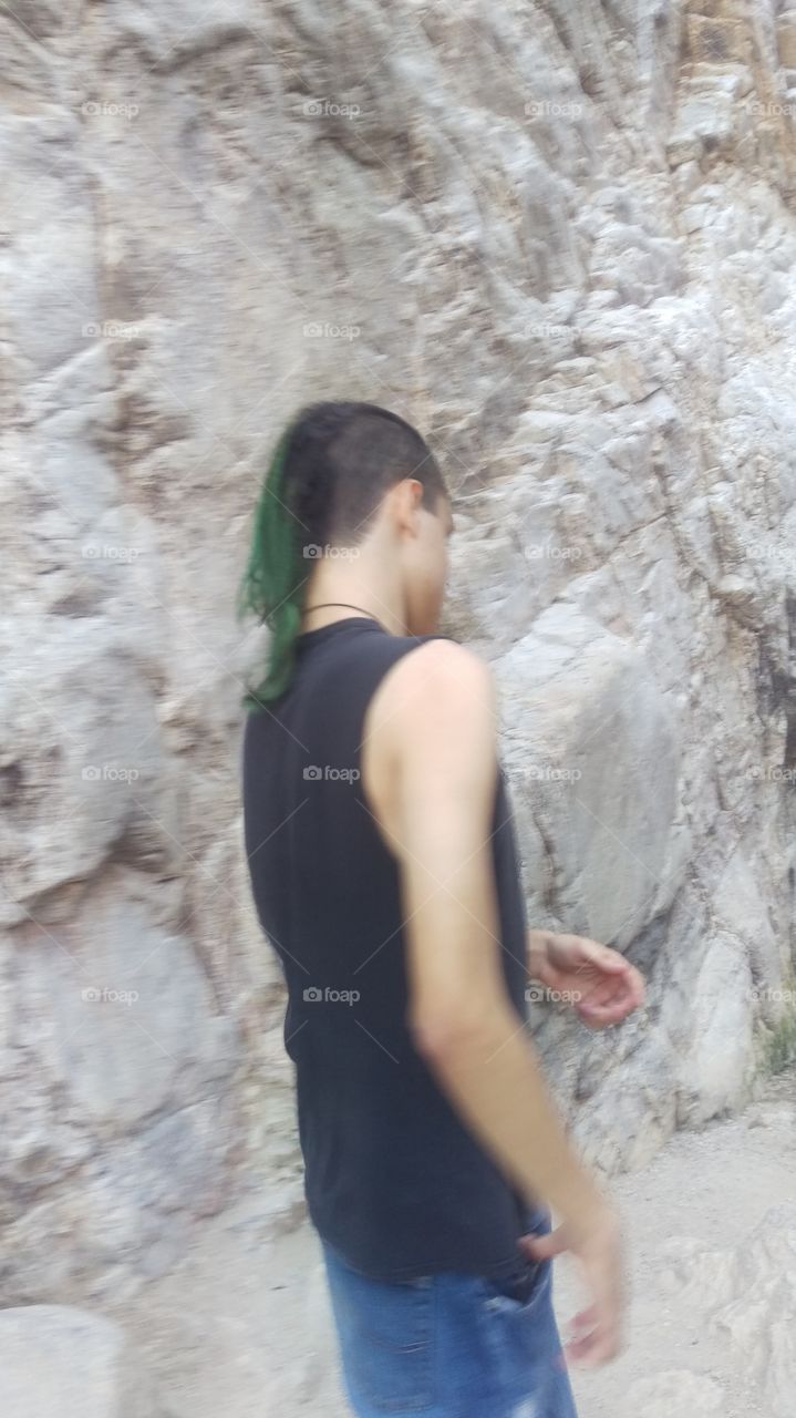 Outdoors, People, Nature, Rock, Woman