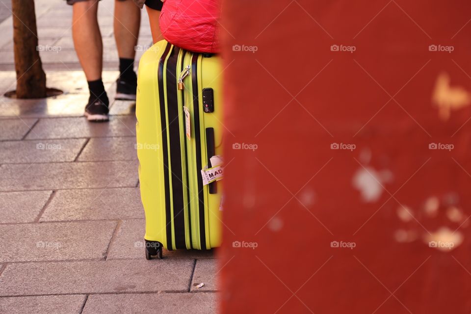 Colourful luggage 