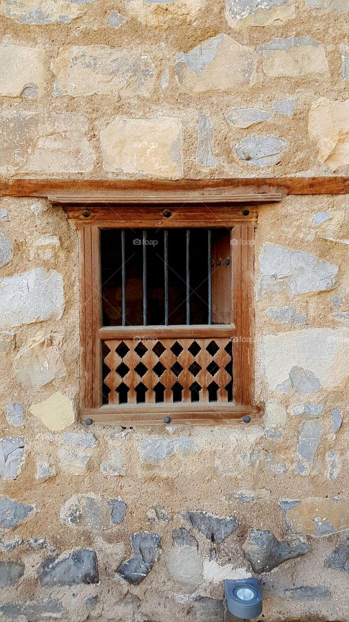 old wooden window in Arabic style