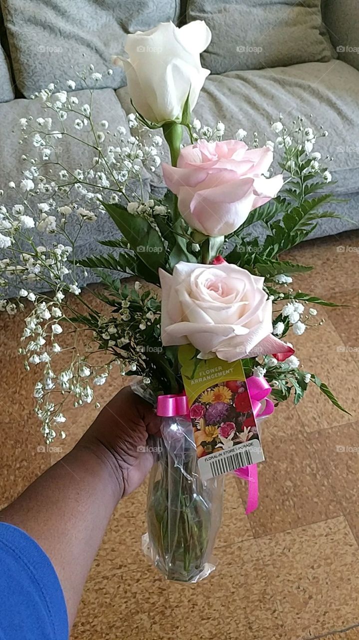 Mother's Day Gift to My Mom. Beautiful Bouquet of Flowers.