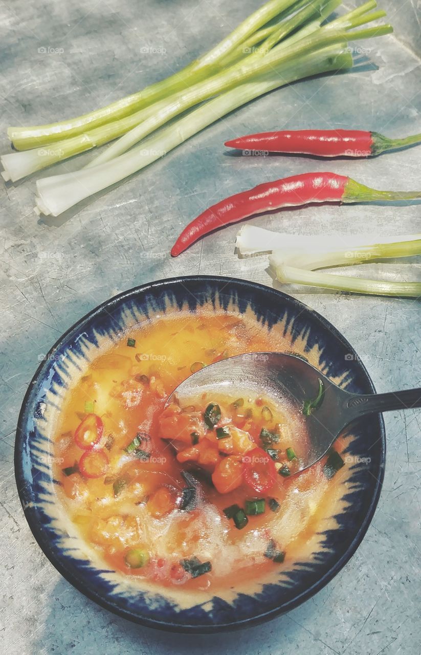 Vietnamese water fern cake