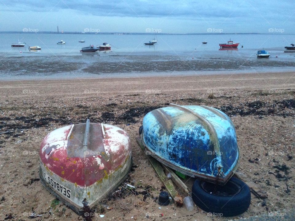 Boats at the beach