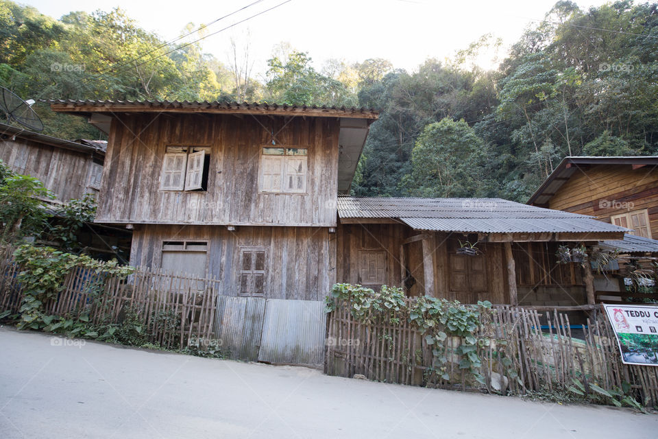 Old wood house 