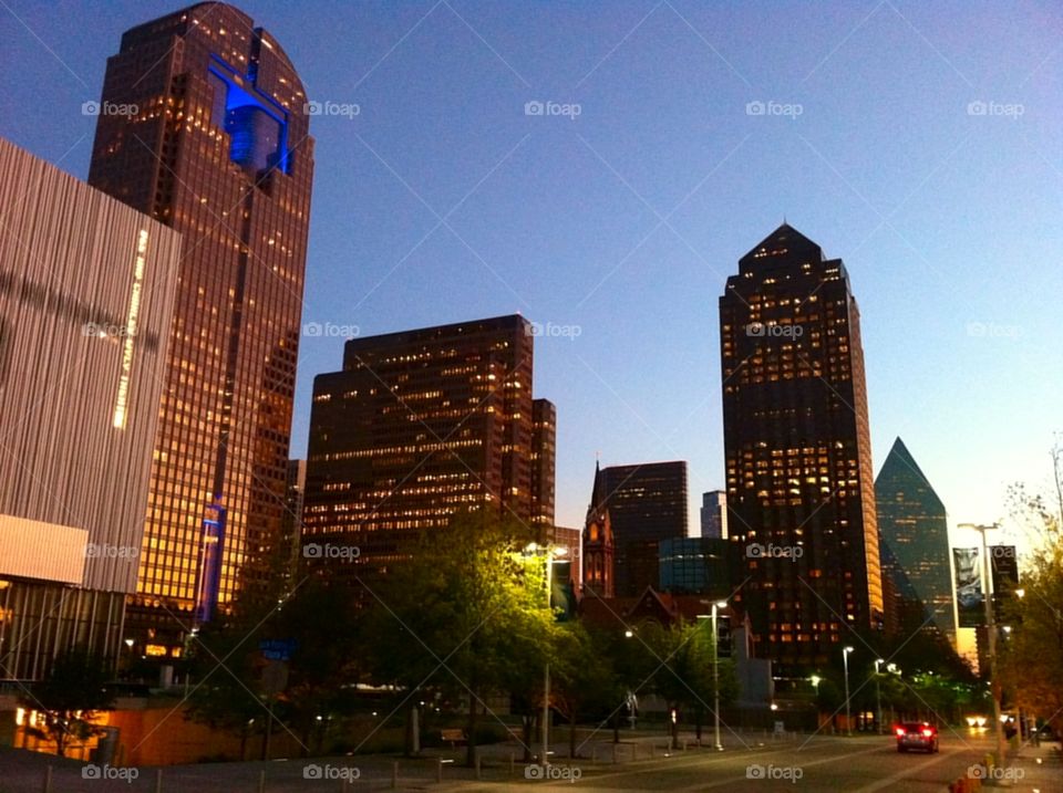 Dallas City skyline