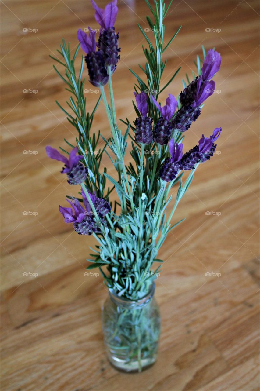 lavender and rosemary