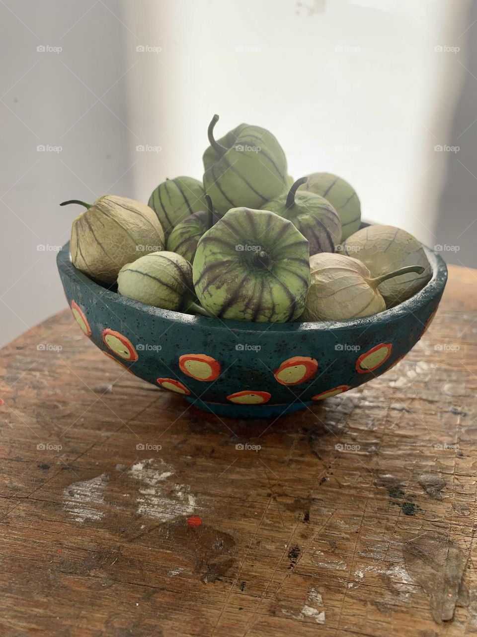Bowl of Tomatillos 